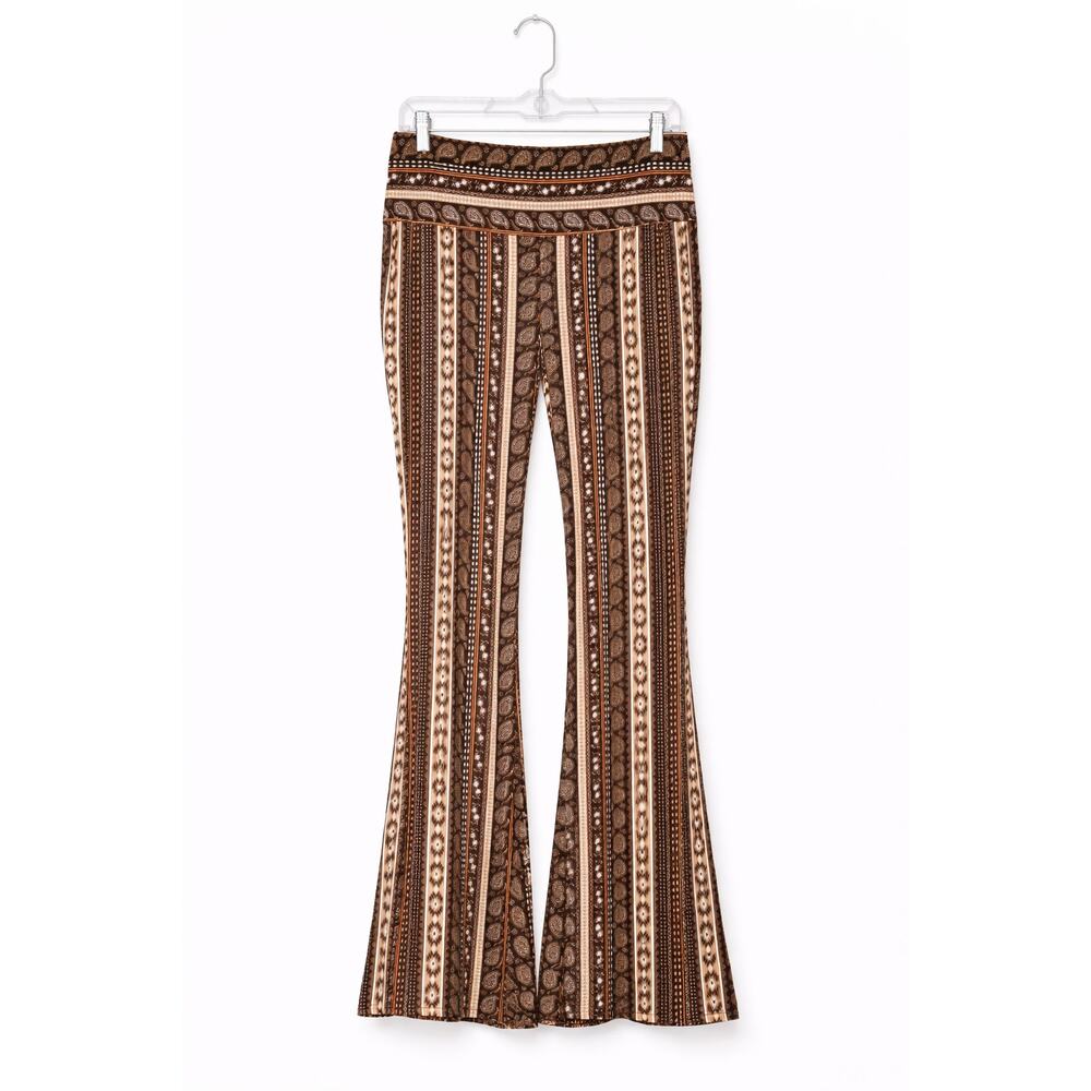 Granola Hippie Pants Womens Size L Peasant Coachella Festival Goblincore Earthy